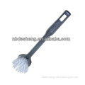 kinds of cheap plastic kitchen dish brush with hook